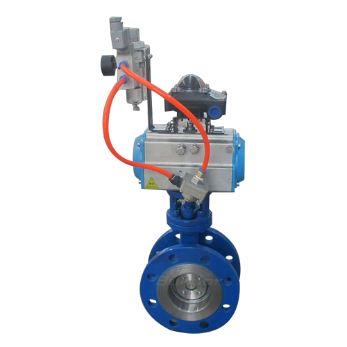 Pneumatic triple eccentric butterfly valve1